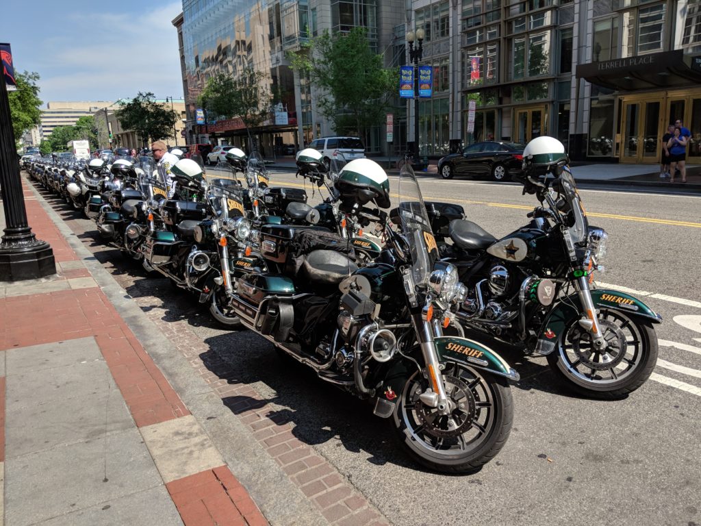 2018 police unity tour riders